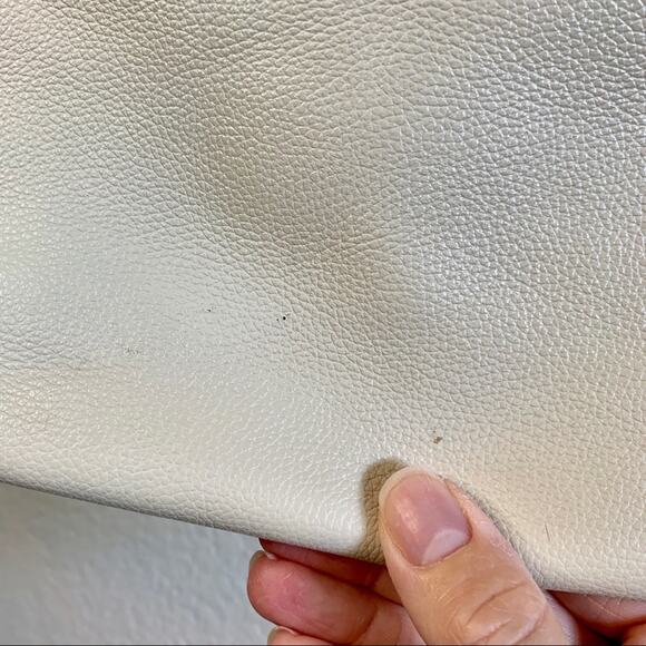 Fossil cream and snakeskin leather crossbody purse - Picture 14 of 16